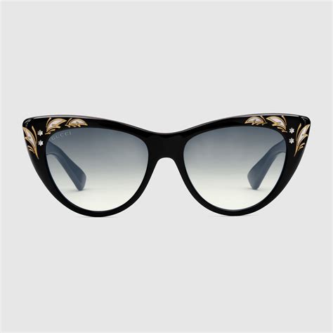 cat eye gucci eyeglasses|gucci 54mm cat eye sunglasses.